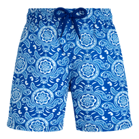 Ultraleichte und verstaubare Tribal Turtles Badeshorts für Jungen Palace Vorderansicht