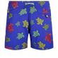 Maillot de bain brodé homme Ronde des Tortues - Édition Limitée Purple blue vue de dos
