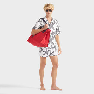 Men Short Swim Shorts Starlette White details view 1