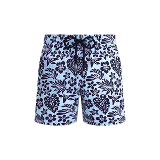 Maillot de bain court stretch homme Jungle Leaves Pacific vue de face