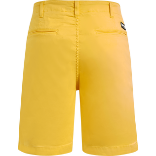 Solid Bermudashorts aus Tencel-Satin für Herren Sonne Rückansicht