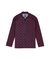 男童 Homard Pixel 拉链长袖防晒衣 Navy 正面图