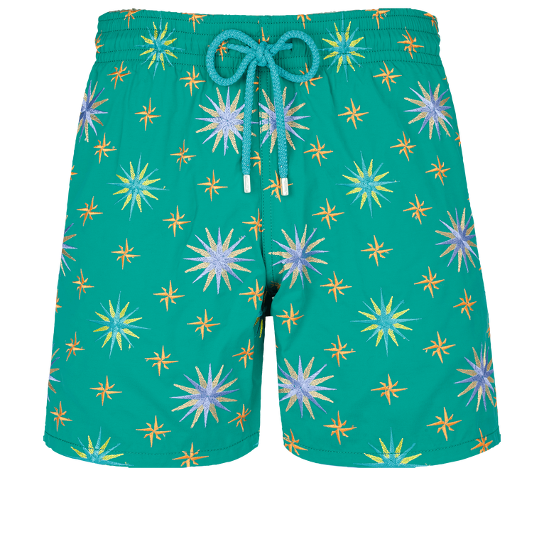 Men Swim Shorts Embroidered Sud - Swimming Trunk - Mistral - Green - Size XL - Vilebrequin