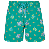 Men Swim Trunks Embroidered Sud - Limited Edition Emerald front view