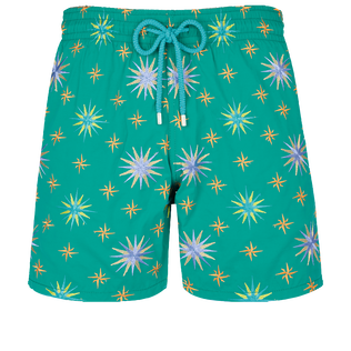 男士 Sud 刺绣游泳短裤 - 限量版 Emerald 正面图