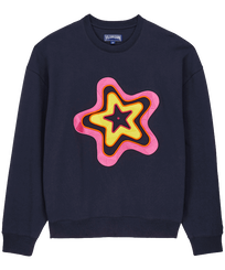 Herren Andere Bedruckt - Stars Gift Sweatshirt aus Baumwolle für Herren, Marineblau Vorderansicht