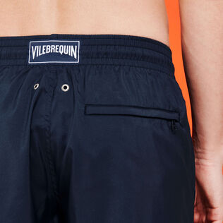 Men Swim Trunks Ultra-light and packable Solid Navy details view 1