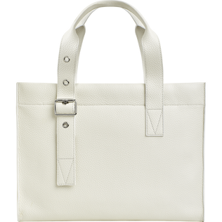 Medium Leather Bag White back view