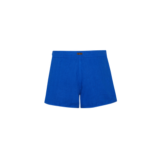 Women Short Linen Shorts Marrakech back view