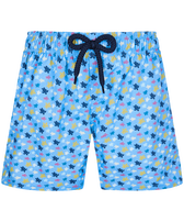 Trouva: Divine Blue Moorea Ronde Des Tortues Swim Shorts