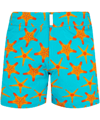 男士 Starfish Dance 平腰带弹力泳装 Curacao 正面图