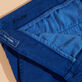Bermudas de color liso para hombre Mar azul detalles vista 4