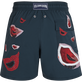 Pantaloncini mare uomo elasticizzati Passion - Vilebrequin x Deux Femmes Noires Goa vista posteriore