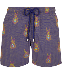 Men Swimwear Embroidered Paon Paon - Limited Edition Caraway front view