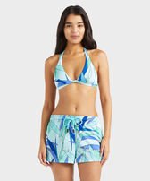 Pantalones cortos de baño con estampado Madrague para mujer Thalassa vista frontal desgastada