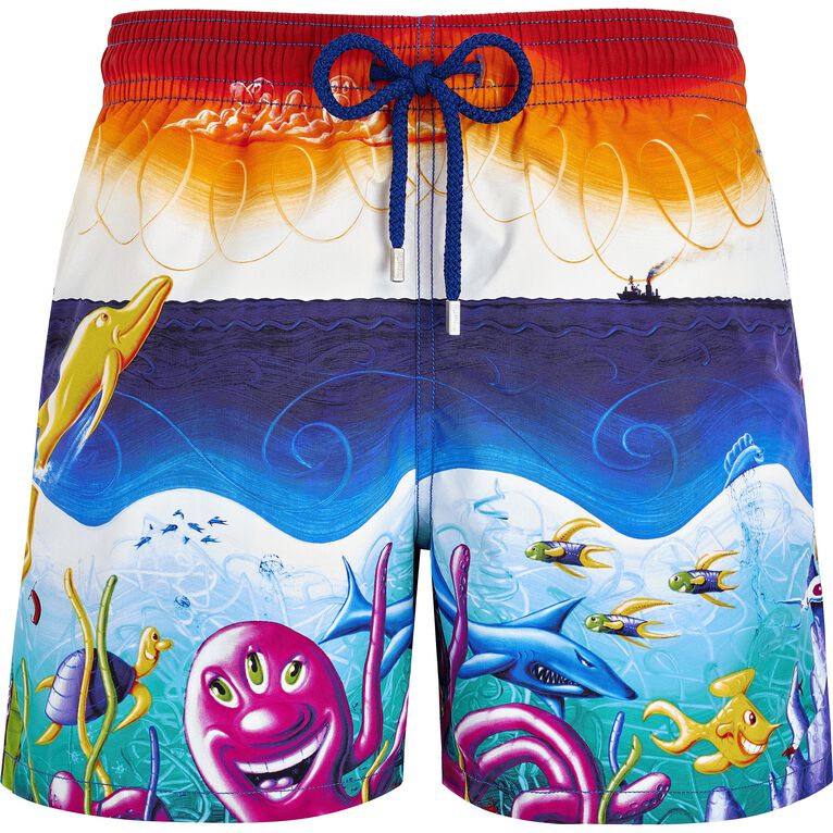 Mareviva Badeshorts Für Herren – Vilebrequin X Kenny Scharf - Moorea - Multi - Größe XS - Vilebrequin