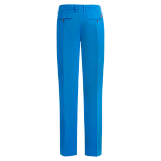 Men Cotton Chino Pants Solid Earthenware back view