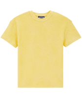 Camiseta de felpa con cuello redondo y estampado Rondes des Tortues para niños Popcorn vista frontal