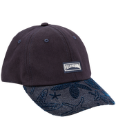 Men Printed Cap Starlettes Bicolores Dark denim w1 front view