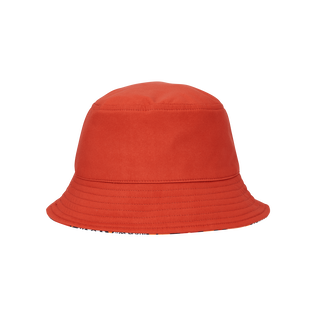 Kids Reversible Bucket Hat Monoi Turtles Brick details view 3
