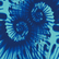 Men Cotton T-Shirt Tie & Dye Nautilius Print Celeste 