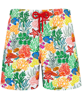男士 Fond Marins Multicolores 泳裤 White 正面图