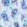 女童 Flash Flowers 纯棉连衣裙 Purple blue 