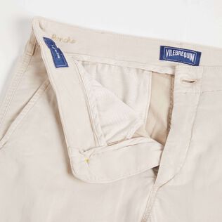 Men Tencel Bermuda Shorts Solid Hemp details view 2