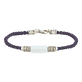 Pulsera de cuerda náutica Sea - Vilebrequin x Gas Bijoux Purple blue vista frontal