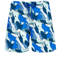 Bañador con estampado Shark All Around para hombre Thalassa vista frontal