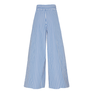 Pantalon en voile de coton femme - Vilebrequin x Ines de la Fressange Palace vue de dos
