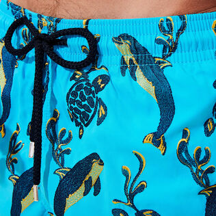 Men Swim Trunks Embroidered 2000 Vie Aquatique - Limited Edition Horizon details view 2
