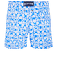 Ikat Medusa Badeshorts für Herren Weiss Rückansicht