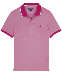 Hombre Autros Liso - Men Cotton Changing Color Pique Polo Shirt, Morado vista frontal