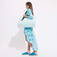 Vestido con estampado Flowers Tie &amp; Dye para mujer Azul marino detalles vista 2