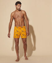 Men Swim Trunks Embroidered Vatel - Limited Edition Carrot front worn view