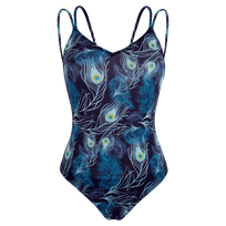 Eyes of the Wind Badeanzug mit Second-Skin-Material für Damen Midnight Vorderansicht