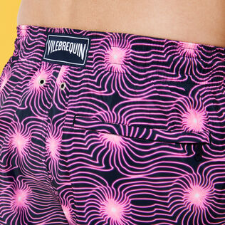 Ultraleichte und verstaubare Hypno Shell Badeshorts für Herren Marineblau Details Ansicht 2