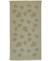 Unisex Beach Towel Natural Dye Scrub front view