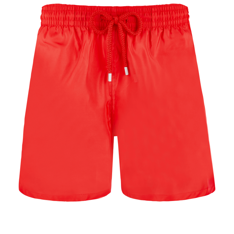 Bañador Ultraligero Y Plegable De Color Liso Para Hombre - Traje De Baño - Mahina - Rojo