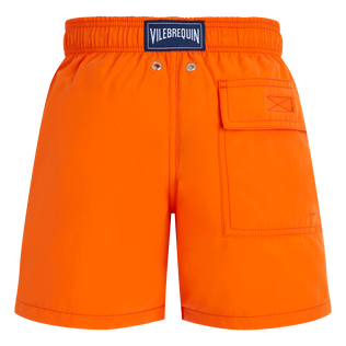Solid Badeshorts für Jungen Apricot Rückansicht