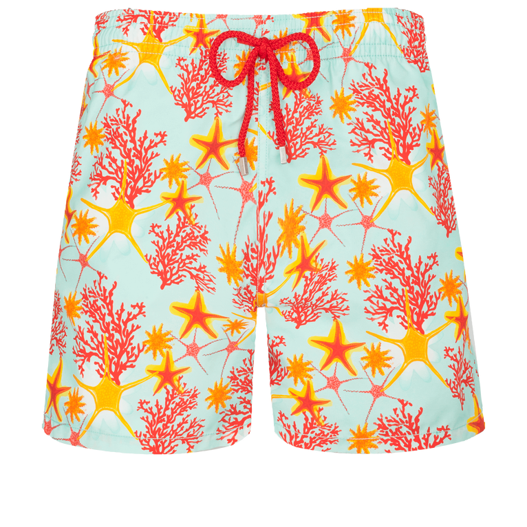 Men Swim Shorts Starlettes & Coraux - Moorea - Blue - Size XS - Vilebrequin