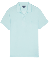 Polo Tencel™ de color liso para hombre Thalassa vista frontal