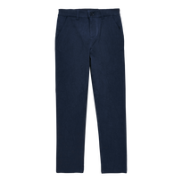 Boys Chino Pants Solid Blu marine vista frontale