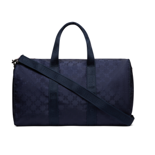 中性 VBQ Monogram 72 小时旅行包 Navy 正面图