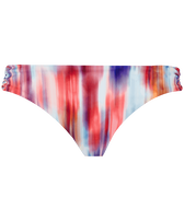 Slip bikini donna Ikat Flowers Multicolore vista frontale