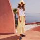 Girls Yellow Stripes Look  front view