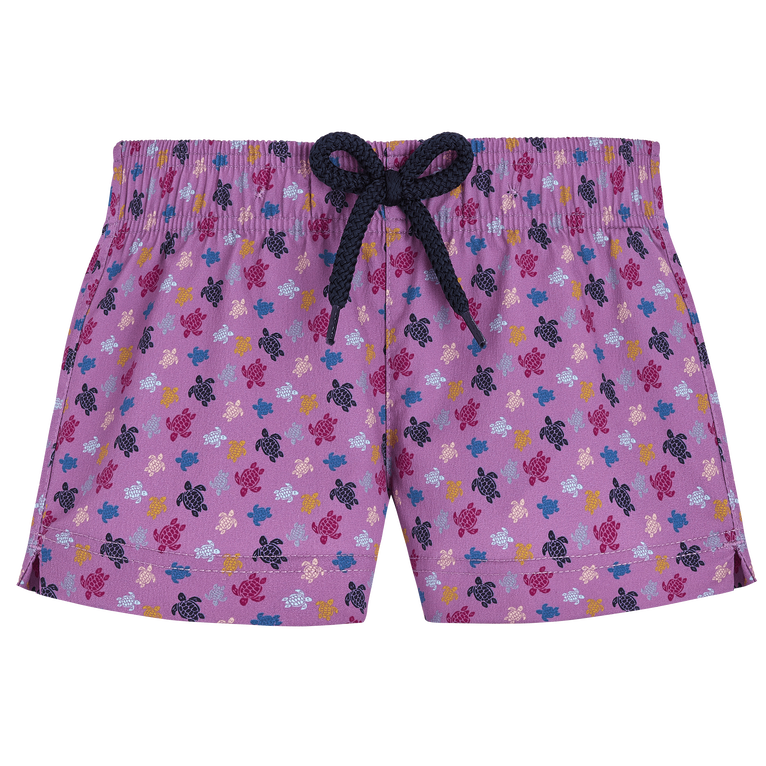 Baby Swim Shorts Micro Ronde Des Tortues Rainbow - Swimming Trunk - Bambi - Purple - Size 12M - Vilebrequin
