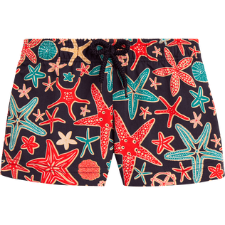 Pantalones cortos de baño con estampado Holistarfish para niña Azul marino vista frontal