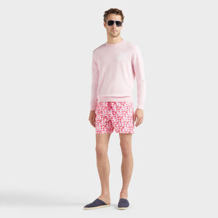 Men Cotton Sweater Turtle Peony 细节视图1